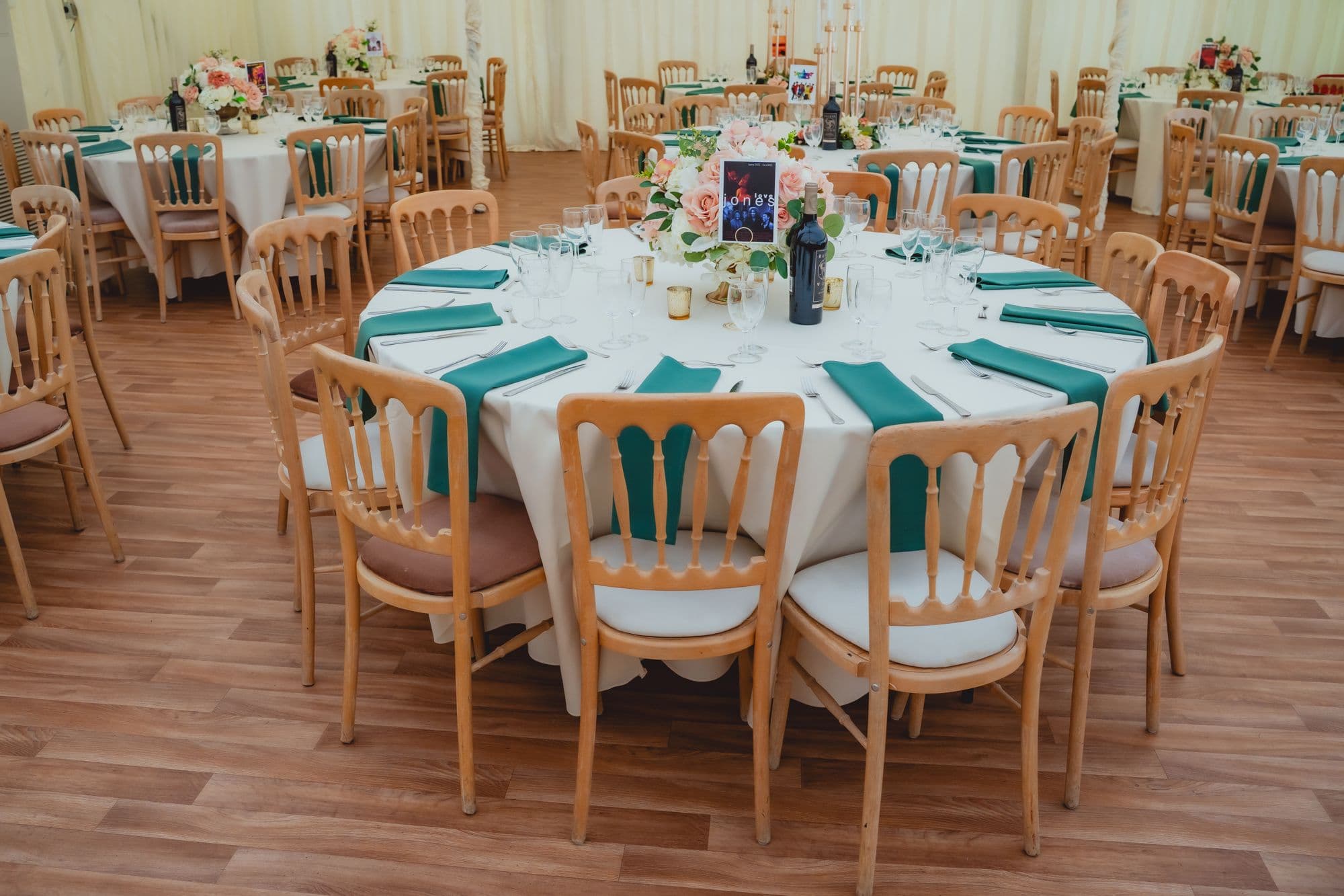 The Garden Marquee set for an event